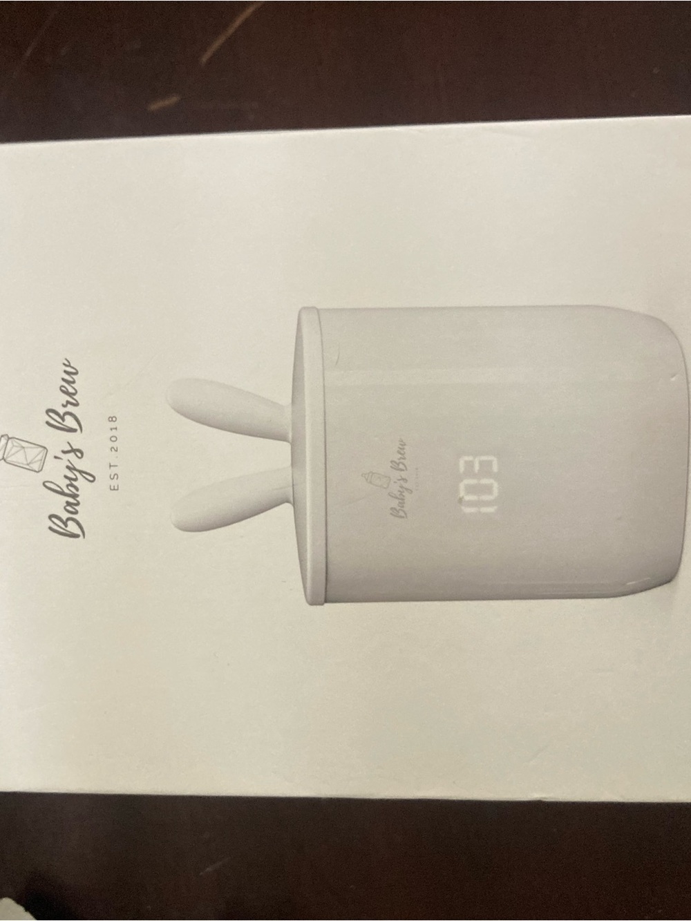 White Kids Humidifier with Bunny Ears by